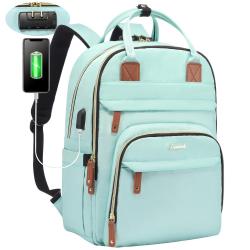 LOVEVOOK 2022 Unisex Travel Anti-Theft Business Computer Backpacks with Lock School Bookbag Laptop Backpack for Men & Women