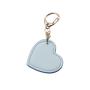 Custom key charms for keychain high quality pu leather heart keyring  leather key holder