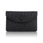 Cartera De Hombres ODM Minimalist Luxury Designer Genuine Ostrich Skin Card Holder Wallet Men Women's Business Mini Card Case