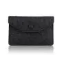 Cartera De Hombres ODM Minimalist Luxury Designer Genuine Ostrich Skin Card Holder Wallet Men Women's Business Mini Card Case