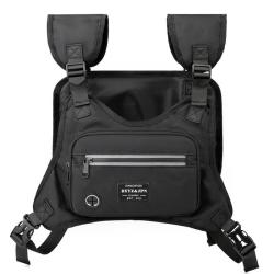 ZR567 Unisex New Nylon Chest Bag Outdoor Sport Travel Shoulder Crossbody Bag Phone Functional Tactical Vest Backpack Waist Bag