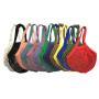 Factory Wholesale Custom Multiple Colour Reusable Cotton Tote Grocery Shopping Mesh Bag
