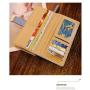 ZR020 2023 New Korean Women's PU Wallet Long Fashion Handbag Hollowed-out Leaf Zipper Buckle Purse Women's Bag