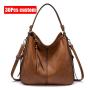 Fashion wholesale REALER High Quality Vintage Leather Crossbody Tote Bag Luxury Ladies hobo Hand Bags Women purses and Handbags