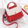 Ladies Four Seasons Fashionable Embroidery Handbag PU Leather Shoulder Crossbody Bag Zipper Single Strap Women's Customs Handbag