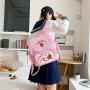 Ins Style Sweet Lady Cute Embroidery Fruit Strawberry Lace Girl Student Backpack
