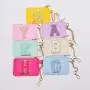 Low Moq Candy Color Small Customized Key Case Colorful Coin Purse Nylon Classic Zipper Mini Travel Keychain Wallet