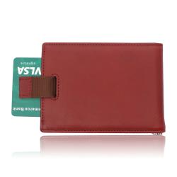 Wholesale pu money clip wallet men's wallet card holder slim pu leather money clips