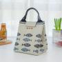 Gelory Cartoon oxford cloth insulation cooler bag student lunch box lunch box bag outdoor function fresh keeping insulation bag