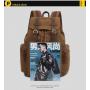 XL067 Retro Canvas American Style Computer Bag Drawstring Flap Shoulder Bag Anti Water Fashion Students Outdoor Backpack