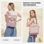 LOVEVOOK Stylish ladies small backpack for teenager girls casual lightweight carry on mochila school bag mini women backpack