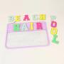 New Trendy Product Stock Rts 16 Colors Makeup Pouch Cosmetic Bag Clear Flat PVC Zipper Pouch