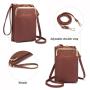 Lovevook 2022 Fashion Ladies Cell Phone Shoulder Bags Card Holder Wallet Purse women Cross body Purses