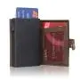 Metal Rfid Blocking Wallet Credit Card Holder Rfid Blocking Leather Aluminum Wallet