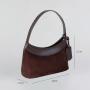 2024 Luxury Fashion Women Pu  Leather Suede Bag Frosted Vintage Shoulder Customized Handbag for Ladies