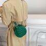 KBW347 2023 Handbag Women Fashion Simple Indentation Diamond Lattice Small Round Package High Quality Shoulder Crossbody Bag