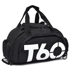 LX065 Lightweight Sports Bag for Women Men Duffle Bag with Shoes Compartment and Adjustable Strap Foldable Travel Duffel Bags