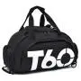 LX065 Lightweight Sports Bag for Women Men Duffle Bag with Shoes Compartment and Adjustable Strap Foldable Travel Duffel Bags