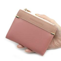 ZR220 Short Women's Zippered Purse Simple and Generous Zero Purse Women's Purse Wallet Wallet Certificate Handbag