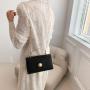 ZR391 Female 2023 Spring New Small Focus Design Chain Shoulder Bag Fashion Simple Small Square Bag Casual Crossbody Bag