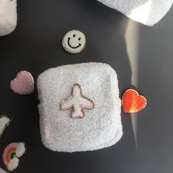 Factory Whole Soft Fluff Designer Makeup Organizer Bag Eco-friendly Ziplock Teddy Pouch Bag Custom Sherpa Cosmetic Bag