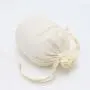 Wholesale Round Bottom Candle Gift Hair Packaging Cotton Linen Pouch Natural Cotton Muslin Candle Bag