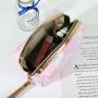 KBW435  New Color Clash Ladies Cosmetic Bag 2023 Fashion Portable Travel Cosmetics Toiletries Bag Love Handbag For Women