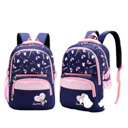 Custom Logo Cute Cartoon Large Capacity Kids School Backpack Bags with wheels trolley backpack for students