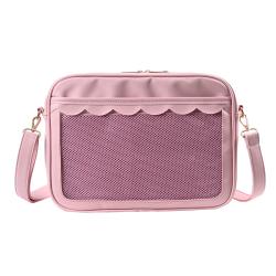 Factory Supplier Clear Window Ita Bag Crossbody for Pin Display Designer Custom Ita Bag
