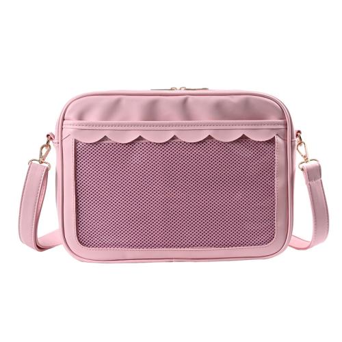 Factory Supplier Clear Window Ita Bag Crossbody for Pin Display Designer Custom Ita Bag