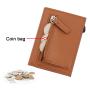 minimalist pu leather wallet pop up credit card RFID Protection Slim Card Case