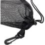 High Quality Custom Logo Laundry Mesh Bag Small Black Mesh Jewelry Gift Drawstring Bag With Clip
