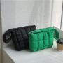 Factory New Quilted Cotton Women's Hand Bag Solid Color Ladies Shoulder Bag Fashion Plaid Female Unique Handbags