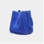 2024 Custom Wrinkle Genuine Leather Drawstring Bucket Bag For Women Luxury Bags