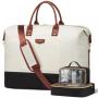 LOVEVOOK The Go-To Travel Bags Overnight Weekender Bags with 3 Packing Cubes & Shoes Bag Carry on Travel Duffle for Women men
