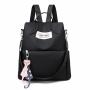 Gelory Hot Sale Fashion Unisex Versatile Leisure Large Capacity Zipper Backpack Students Oxford Cloth Anti-Theft Schoolbag