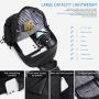 Gelory Small Crossbody Shoulder Bag Daypack Cycling Walking Waterproof Sling Chest Bag with USB Charging Port