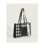 2024 New Custom Logo Autumn Winter Two Pieces Sets Trend Style Women Canvas Tote  Lady Handbag