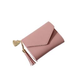 ZR010 Wholesale Of New Korean Women's Purse Tassel Pendants Lychee Pattern Card Bag, Purse, Women's Wallet