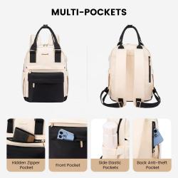 LOVEVOOK wholesale ladies and girls bags Stylish Waterproof school purse with USB daypack small cute college daily mini backpack
