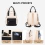 LOVEVOOK wholesale ladies and girls bags Stylish Waterproof school purse with USB daypack small cute college daily mini backpack