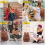 LOVEVOOK 2022 Women Quilted Travel Laptop Backpack 15.6 Inch Potable PU Backpacks Book Bag For School College Work Business Trip