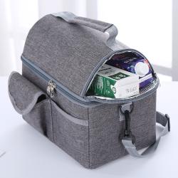 New Double-layer Insulated Bag Breast Milk Preservation Mommy Bag Food Thermal Insulation Fabric For Cooler Bags