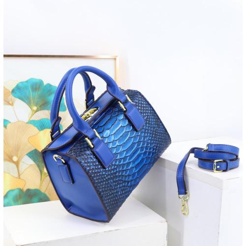 Top selling fashion handbag for women luxury designer bag with high texture embossed snake material famous brand bag 24 cm