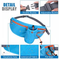 whole sale custom logo light weight folding fanny pack reflective running belt waist pack bag with water bottle
