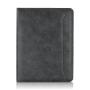 Professional Leather File Organizer Metal Ring Binder Business File Holder Zipper Organizer Notebook Portfolio Holder