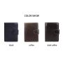 ZWY014 New Fashion Men Vintage Short Wallet Wholesale Genuine Leather Card Case Daily Lightweight Multi-card Credit Card Bag