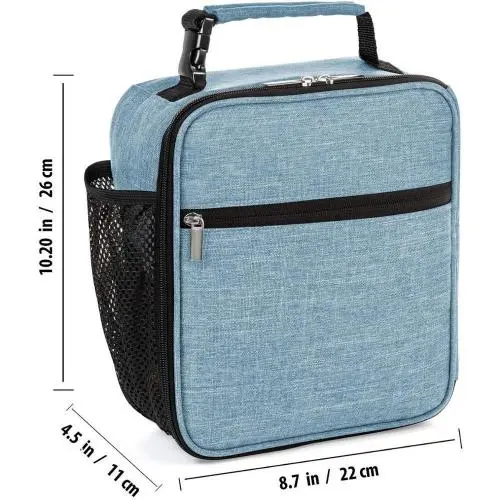 2024 Cute promotion thermal  waterproof lunch bag case box with Aluminum foil for adults food