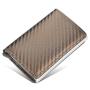 OEP001 Men's Aluminum Box Carbon Fiber Wallet RFID Blocking Pop up Card Holders Slim Credit Card Holder For Men