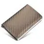 OEP001 Men's Aluminum Box Carbon Fiber Wallet RFID Blocking Pop up Card Holders Slim Credit Card Holder For Men